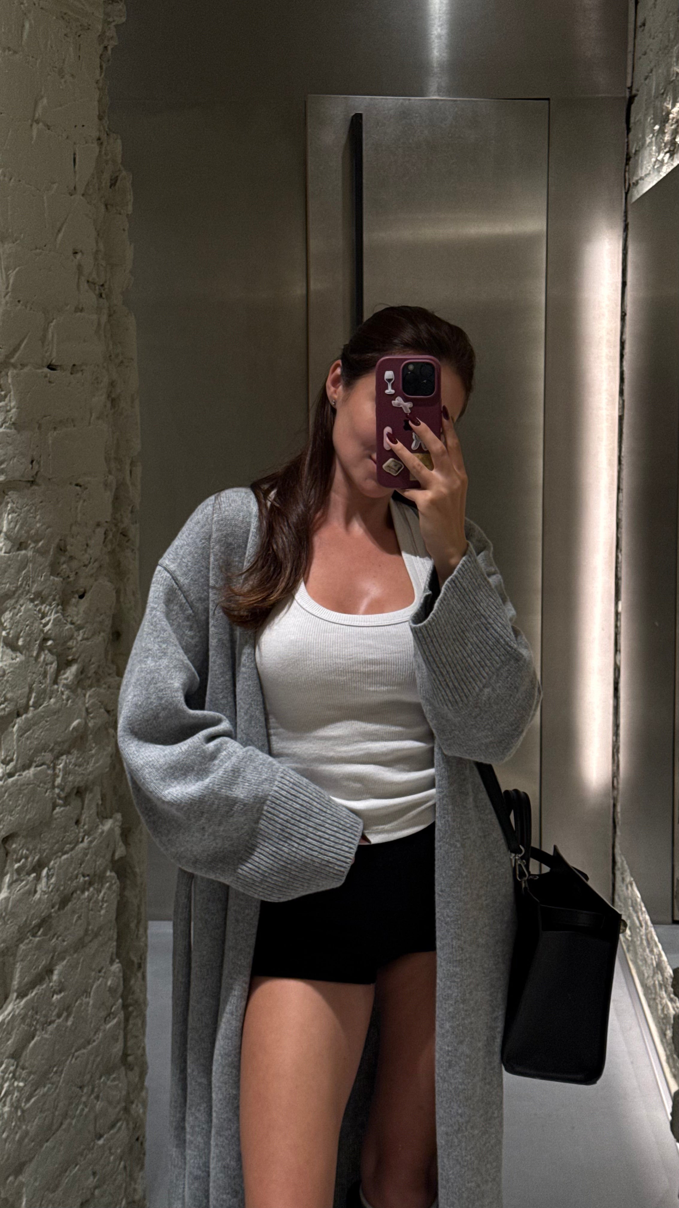 ВʼЯЗАНИЙ КАРДИГАН MERIN МАКСІ МЕЛАНЖ