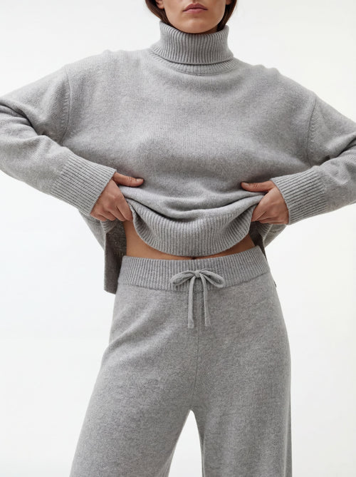 ВʼЯЗАНІ ШТАНИ MERIN КОЛЬОРУ MELANGE