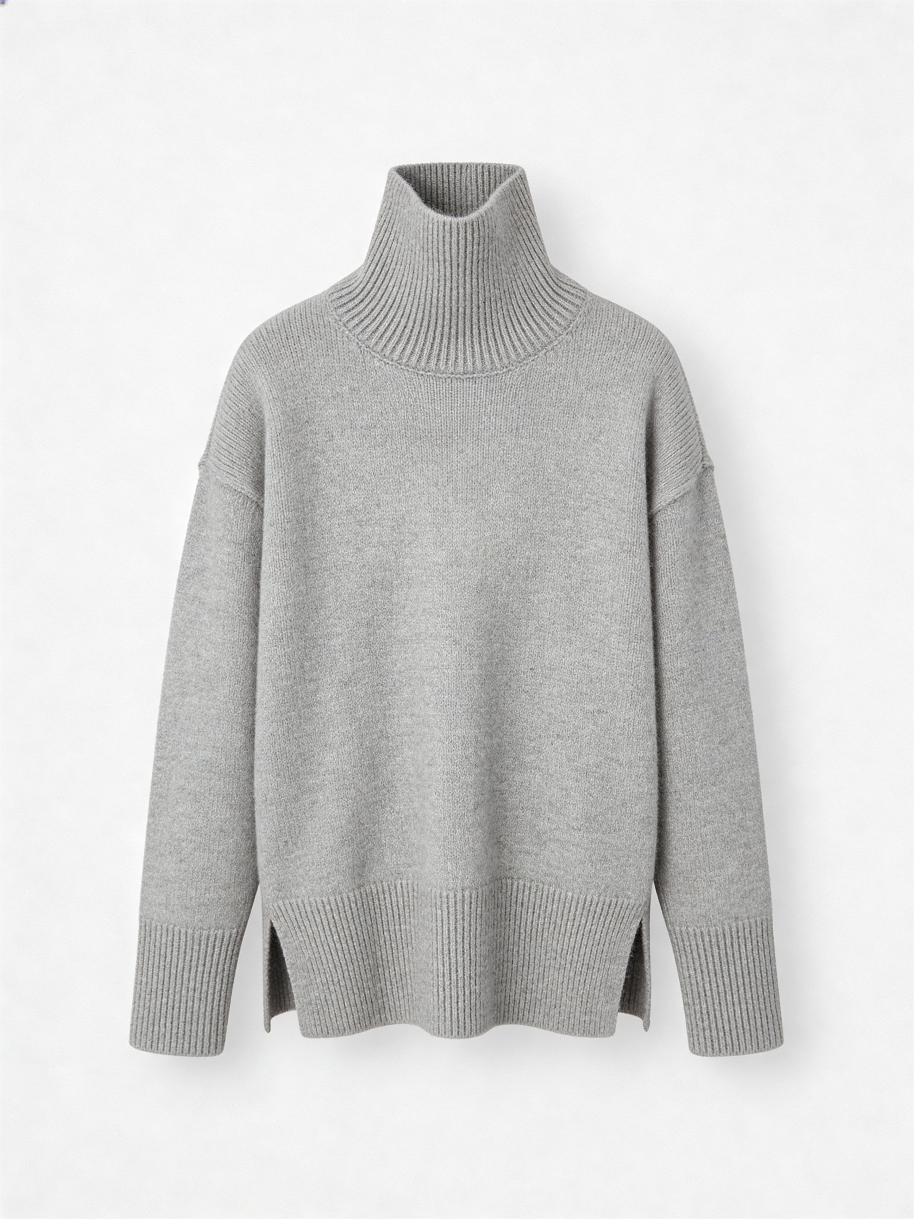 Вʼязаний светр з коміром MERIN MELANGE