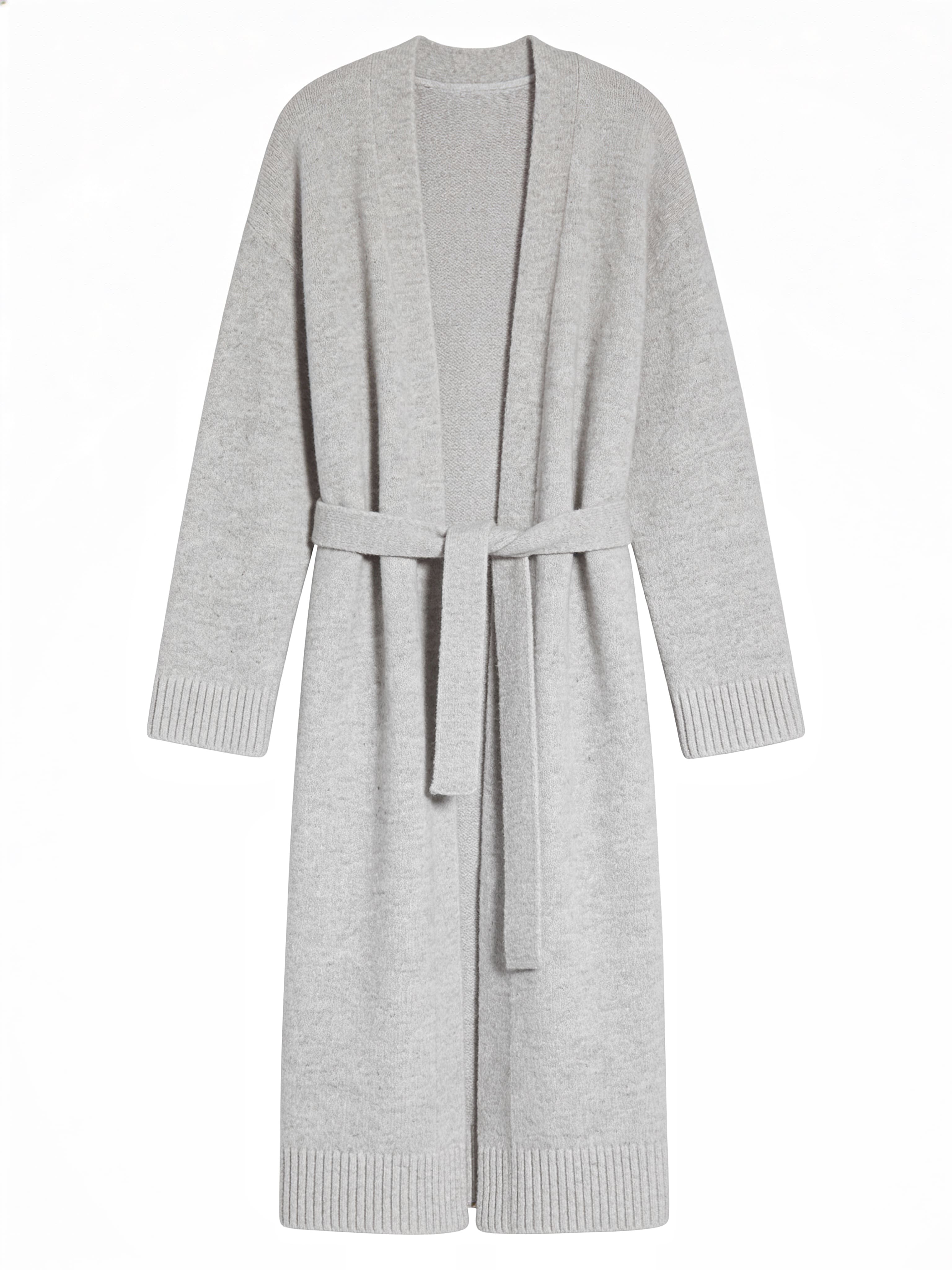 ВʼЯЗАНИЙ КАРДИГАН  MERIN MAXI КОЛЬОРУ MELANGE