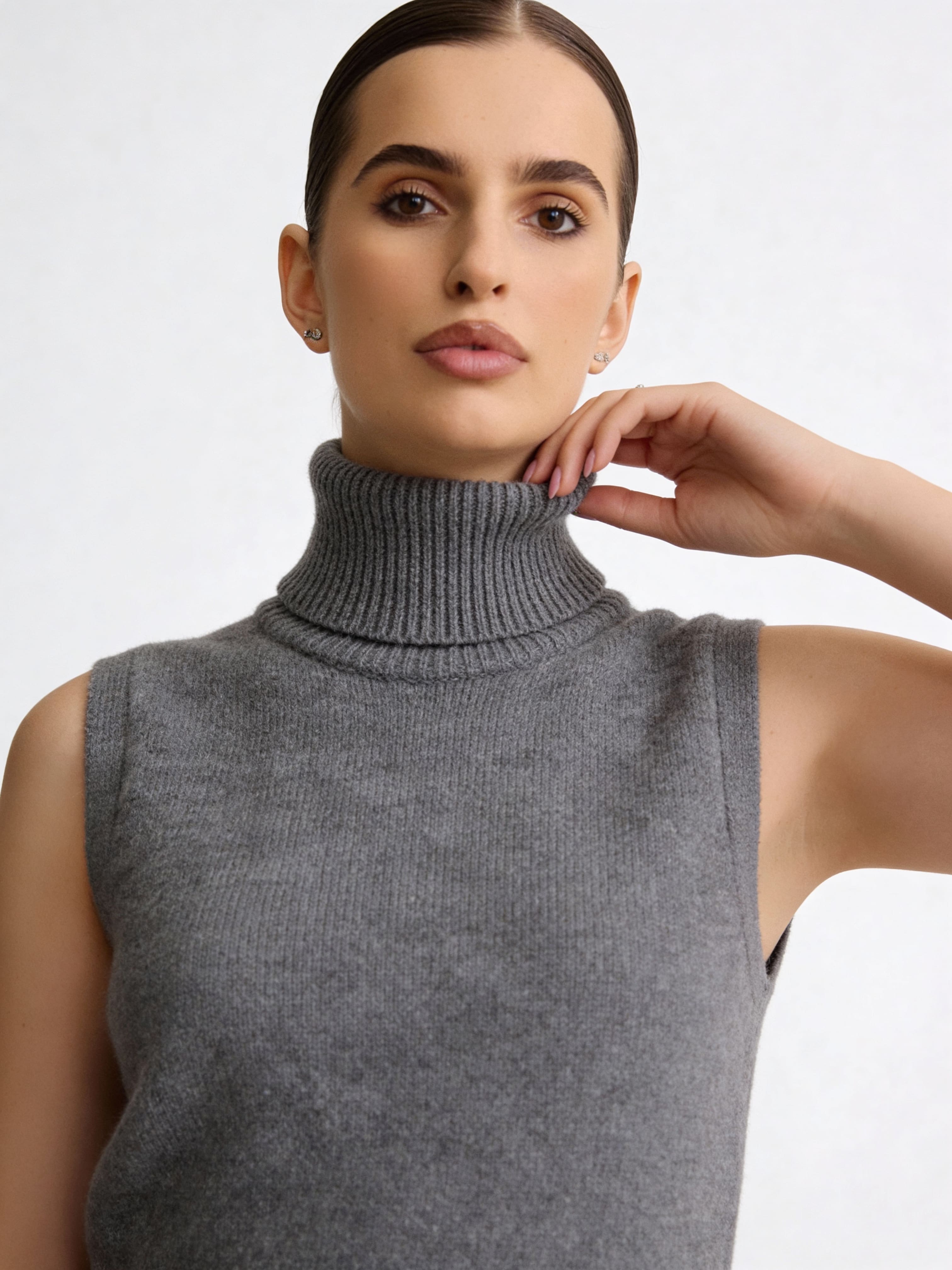 Вʼязаний топ MERIN КОЛЬОРУ TAUPE