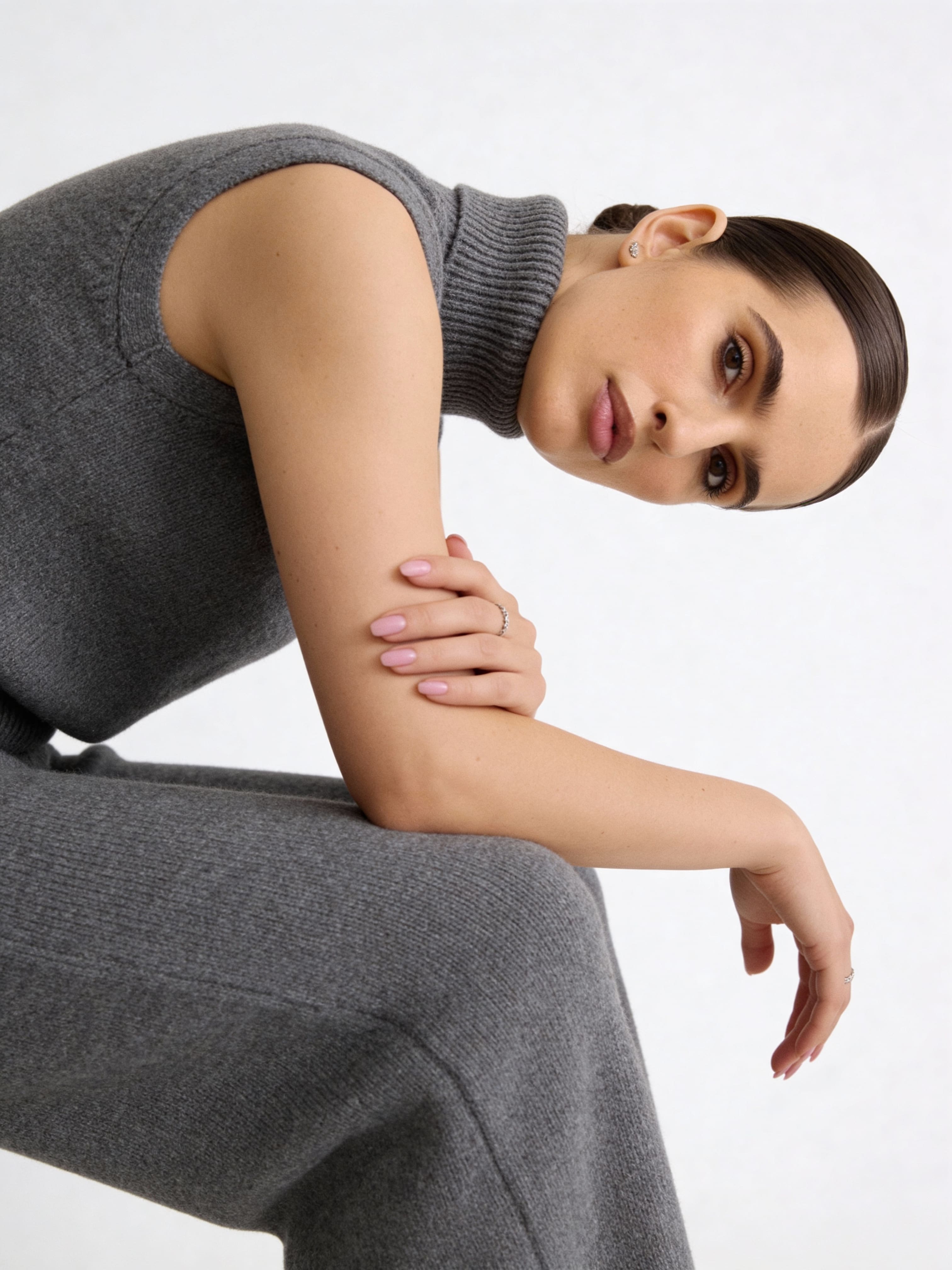 Вʼязаний топ MERIN КОЛЬОРУ TAUPE