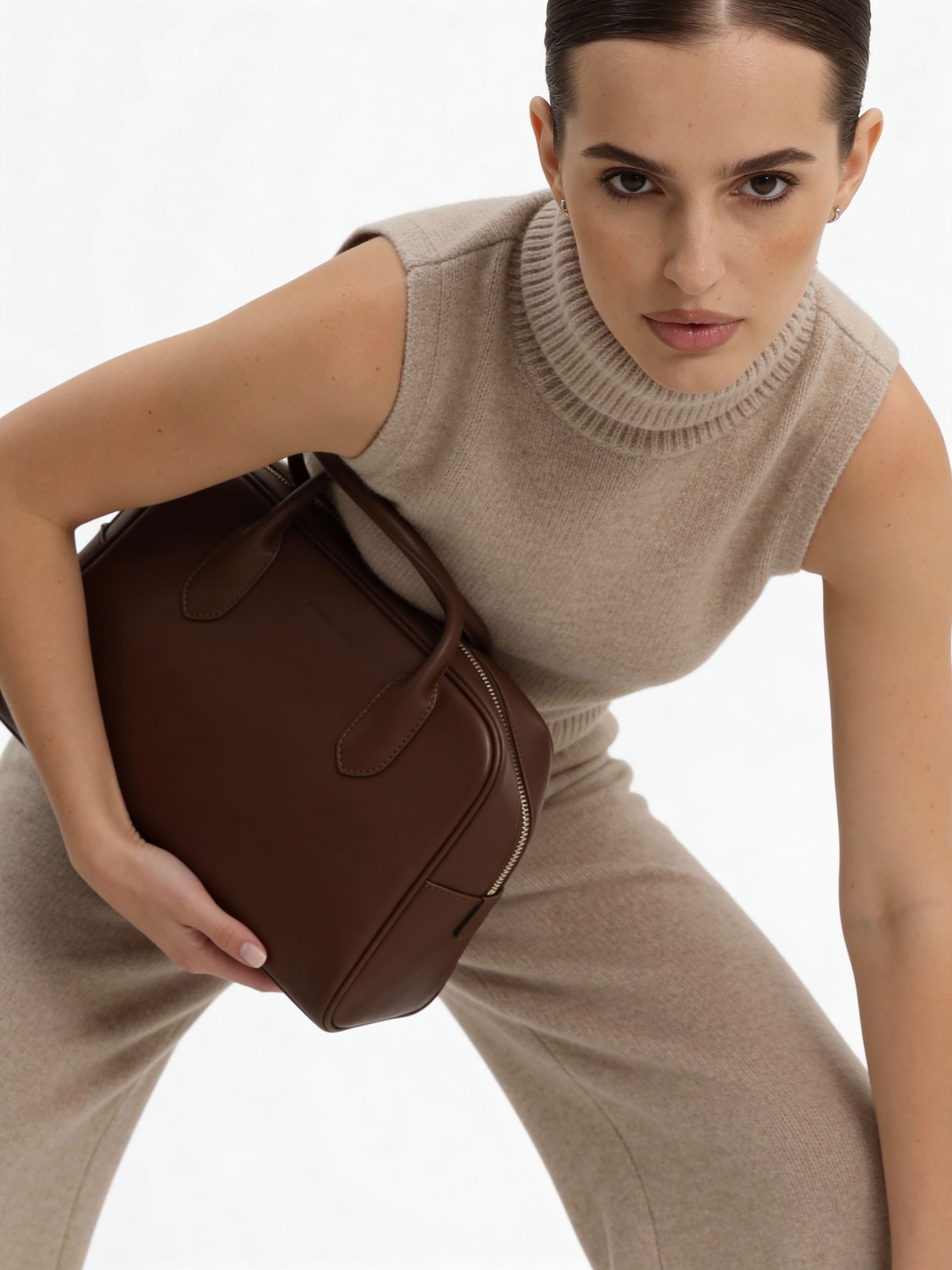 Вʼязаний топ MERIN КОЛЬОРУ BEIGE