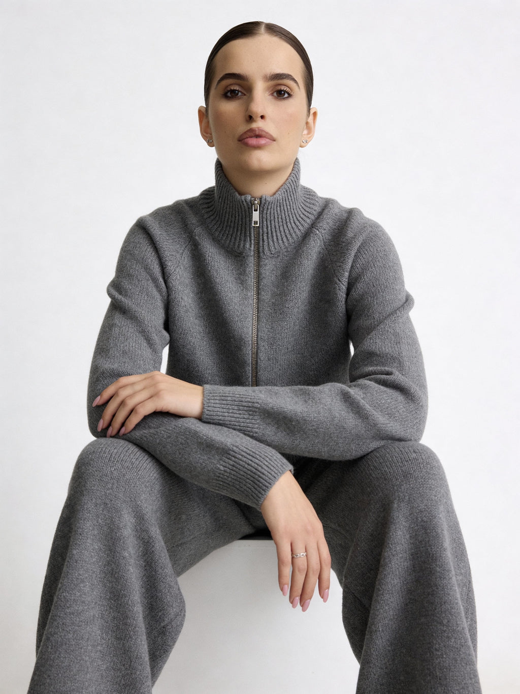 Вʼязані штани MERIN КОЛЬОРУ TAUPE