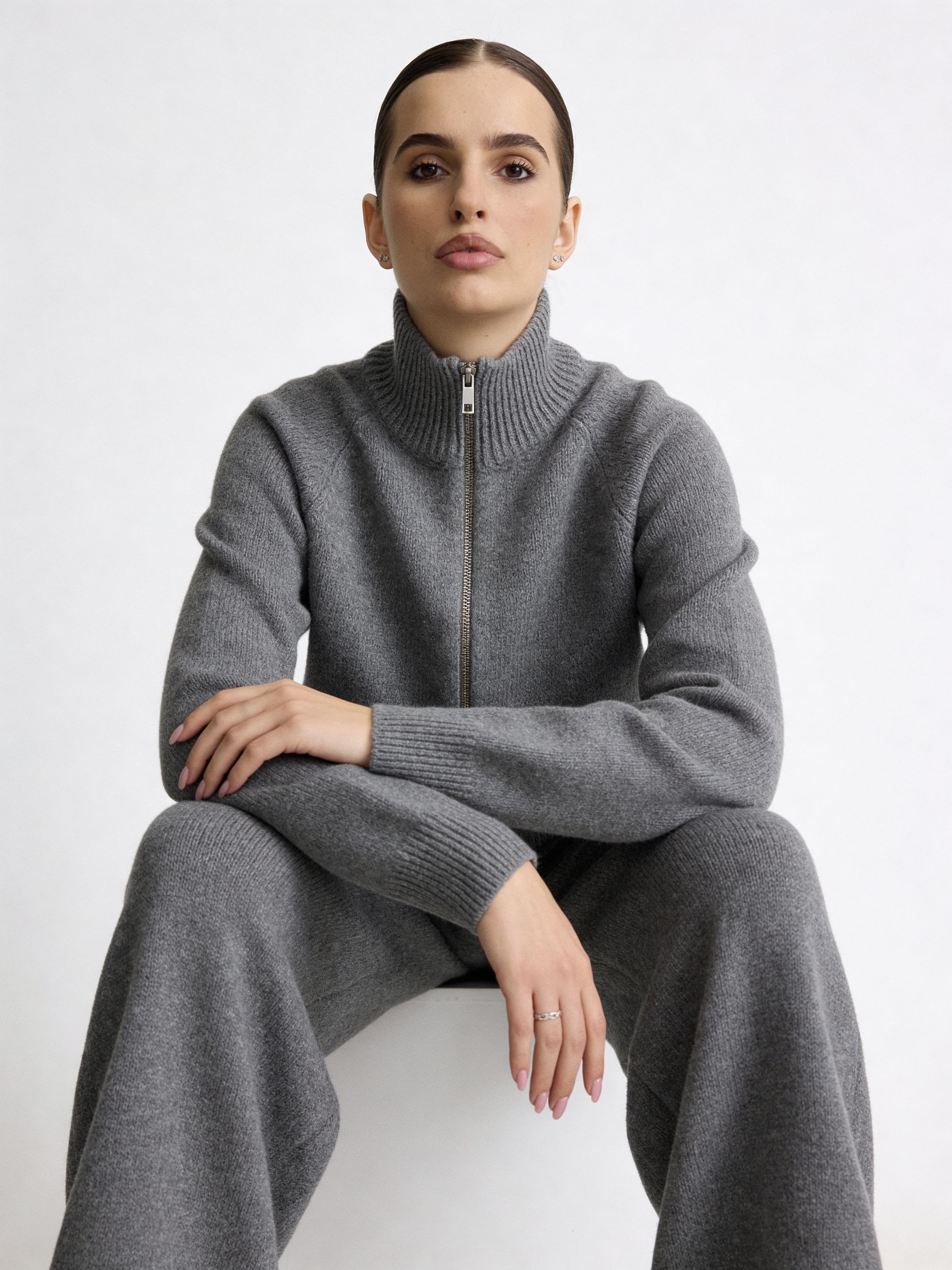 Вʼязані штани MERIN КОЛЬОРУ TAUPE