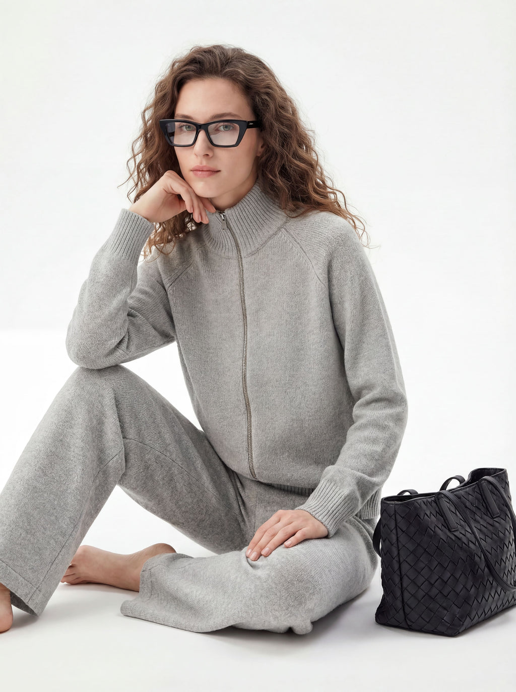 ВʼЯЗАНИЙ КАРДИГАН MERIN НА БЛИСКАВЦІ КОЛЬОРУ MELANGE