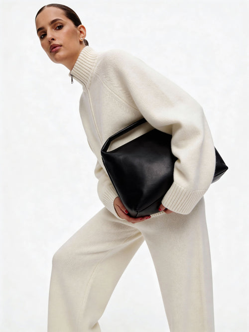 Вʼязані штани MERIN КОЛЬОРУ MILK