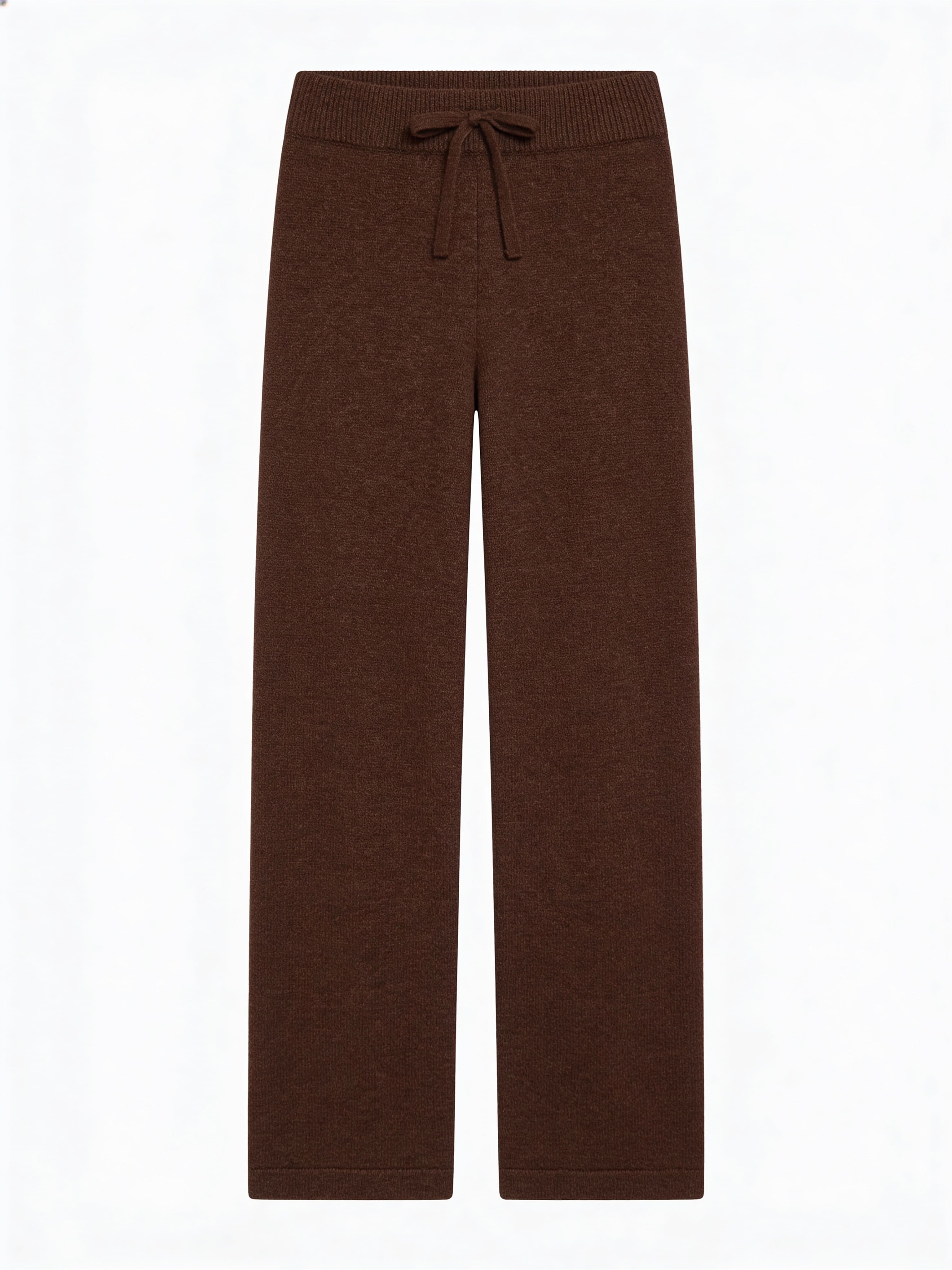 Вʼязані штани MERIN КОЛЬОРУ CHOCO