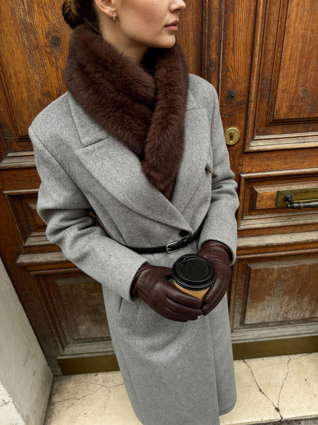 Пальто Noire maxi КОЛЬОРУ GREY