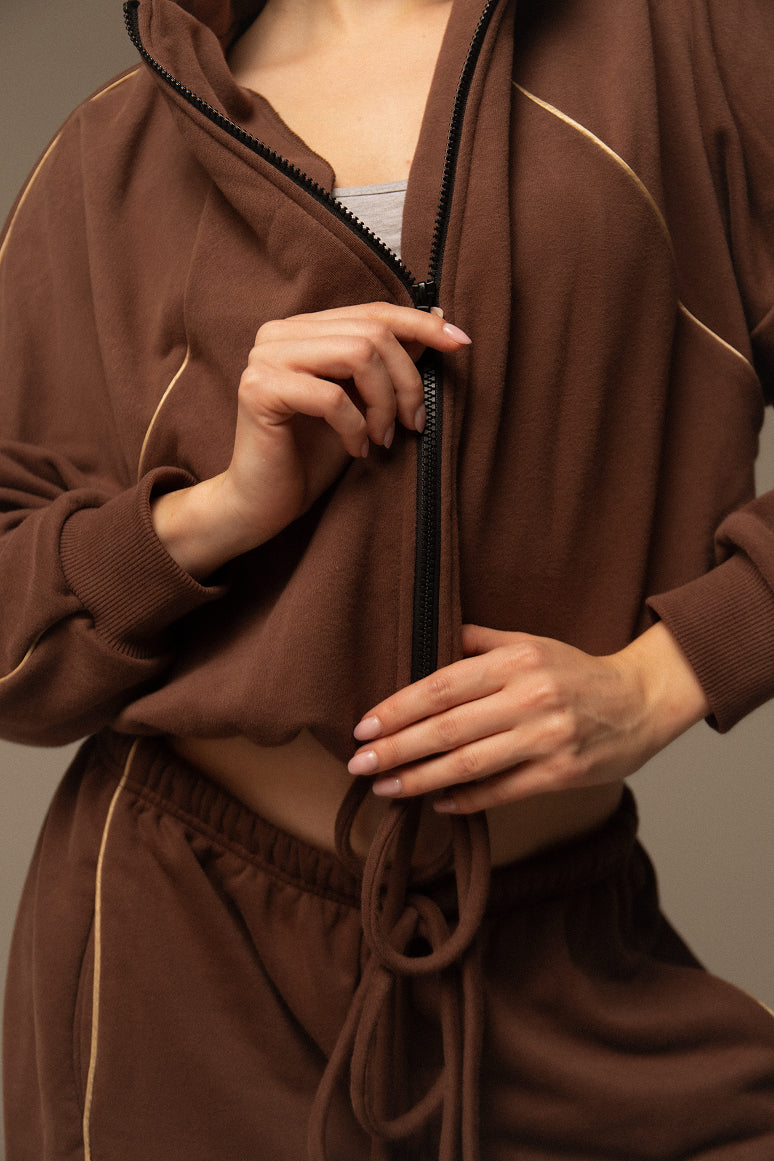 СПОРТИВНИЙ КОСТЮМ FRAME КОЛЬОРУ CHOCO